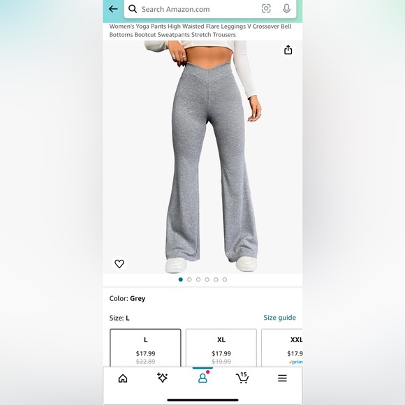 Women’s PETITE Solid Flare Leg Pants *NEW* - Picture 6 of 6